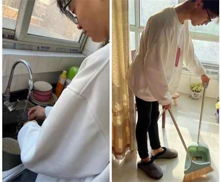 “以孝為先，親情不斷”——保定理工學院藝術學院開展“孝老愛親”線下主題活動