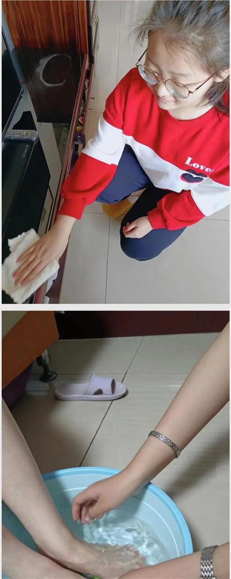 “以孝為先，親情不斷”——保定理工學院藝術學院開展“孝老愛親”線下主題活動