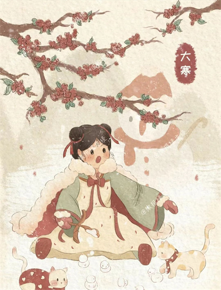 “冬寒總有盡，春望嘉業豐”——保定理工學院藝術學院二十四節氣之大寒