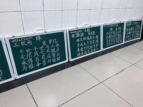 【展風采】 小黑板粉筆字展示（一）