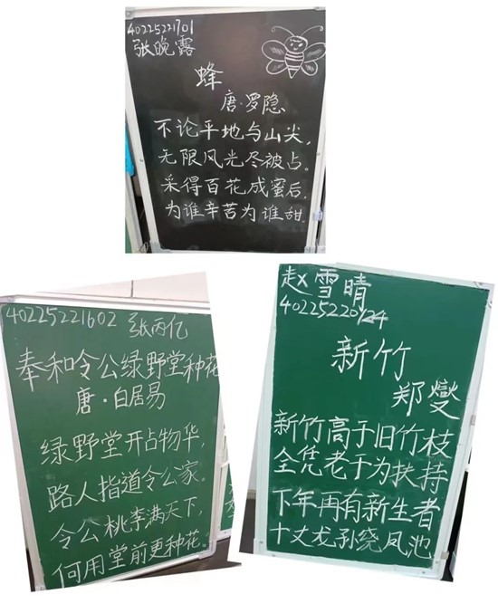 【展風采】 小黑板粉筆字展示（一）