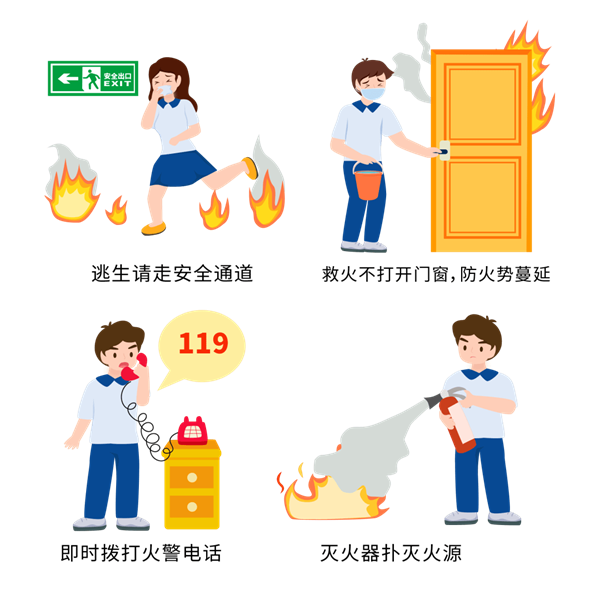 安全教育|保定理工學院|管理學院|全民消防，生命至上