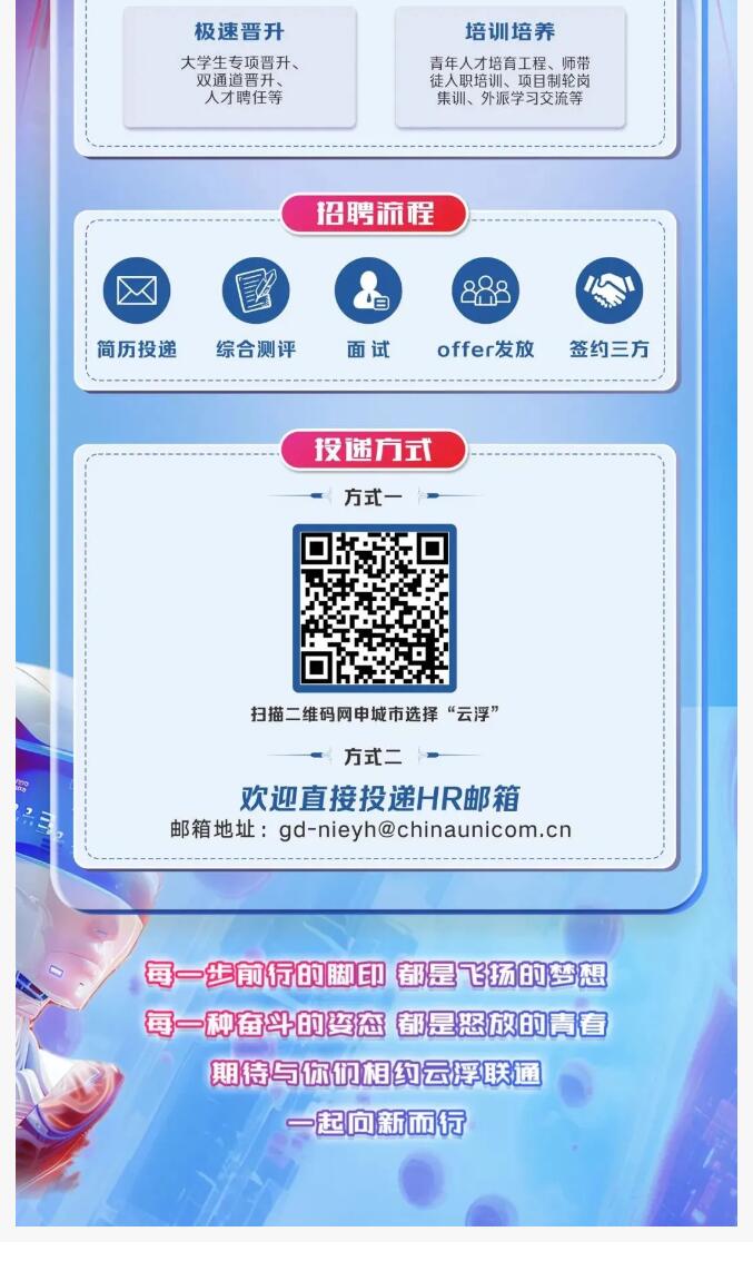 【招聘信息】|| 中國聯通分公司2025屆校園招聘