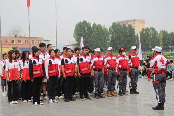 保定理工學院康復醫學院與保定市紅十字會聯合舉辦2025年地震災害應急救援綜合演練