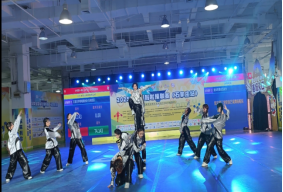 保定理工學院在2025年全國啦啦操聯賽（石家莊站）斬獲佳績